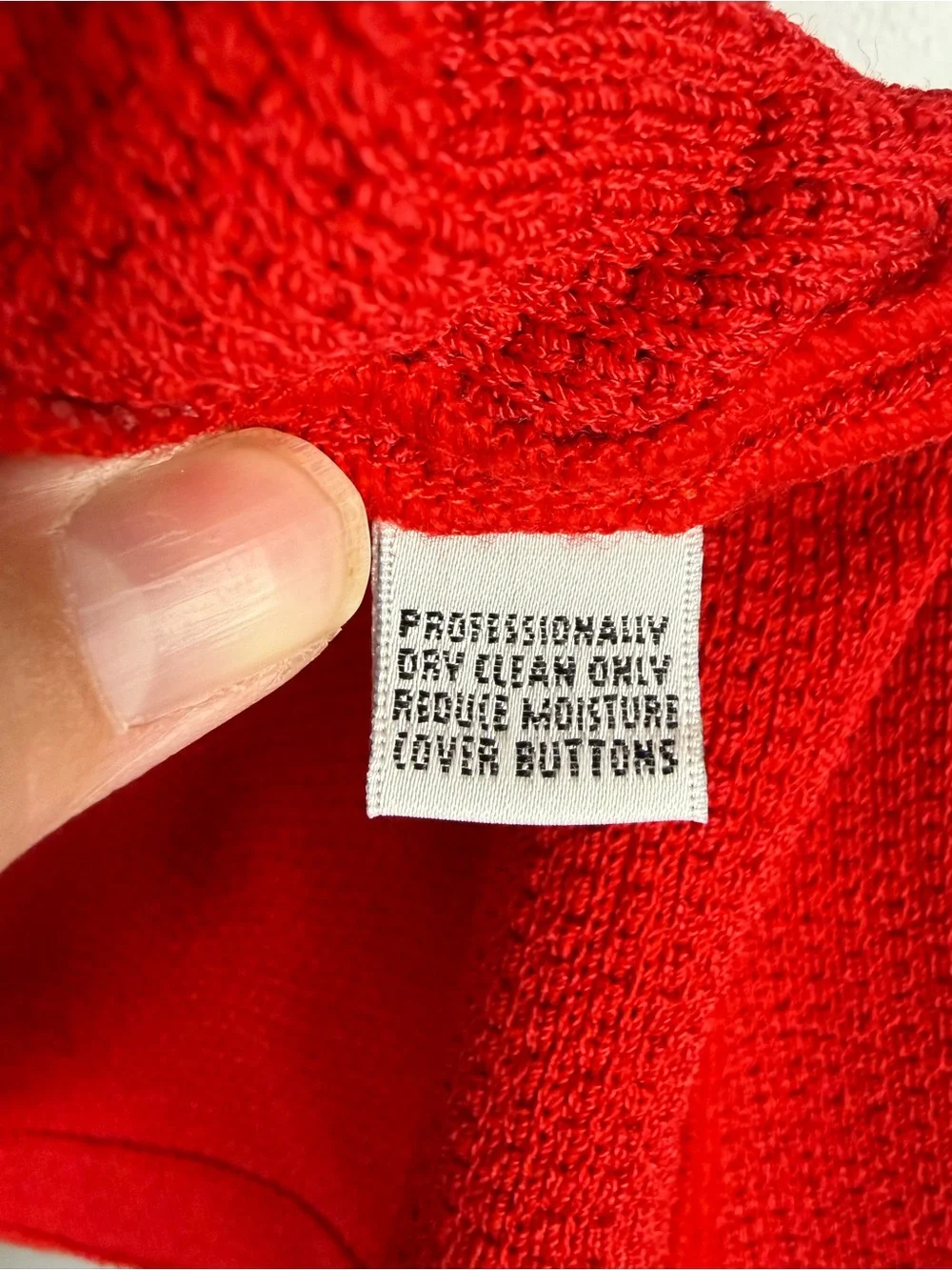 St. John Collection Women’s Long Sleeve Red Knit Zip Up Jacket Blazer SZ 14